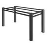 Base Retangular para Mesa Jantar Preto 1.20mt Refcv01 - 2