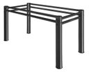 Ver imagem 2 de Base Retangular para Mesa Jantar Preto 1.20mt Refcv01