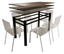 Ver imagem 1 de Base Retangular para Mesa Jantar Preto 1.20mt Refcv01