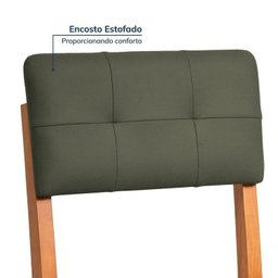 Kit 2 Cadeiras Estofadas Tiê CabeCasa MadeiraMadeira - 4