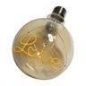 Lampada Led Mensagem Love 4w Branco Quente Casa Comercio - 1