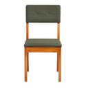 Ver mais imagens de Kit 8 Cadeiras Estofadas Tiê CabeCasa MadeiraOriginals