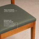 Ver imagem 6 de Kit 8 Cadeiras Estofadas Tiê CabeCasa MadeiraOriginals