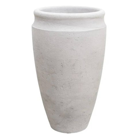 Vaso Antique Cilíndrico 44 (70l) Cor Cimento Queimado Japi