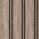 Ver imagem 3 de Papel de Parede Adesivo Ripado Madeira em Tons de Bege 5,0m