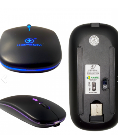 Mouse Rgb sem Fio de 2.4ghz Kapbom Ka-618 - 3