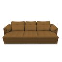 Ver imagem 6 de Sofá Retrátil Elétrico Sala de Estar Nolan Bipartido 332cm Conforto Premium em Couro Mel G58 - Gran