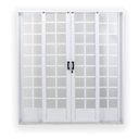 Ver imagem 2 de Kit com 2 Portas de Aço de Correr 215x200cm Minas Sul MGM Branco