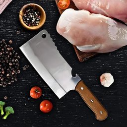 Cutelo Chef Aço Inoxidável Corte Preciso Carnes e Legumes - 6