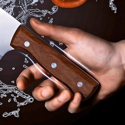 Cutelo Chef Aço Inoxidável Corte Preciso Carnes e Legumes - 5