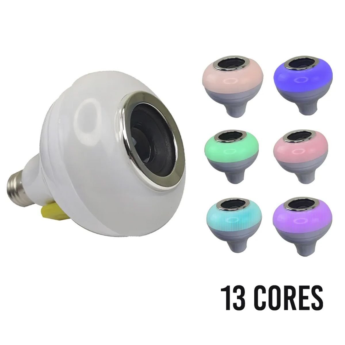 Luminaria Lampada Musical RGB USB Bluetooth Som Controle Remoto Evento Festa Iluminaçao Comemoraçao  - 4