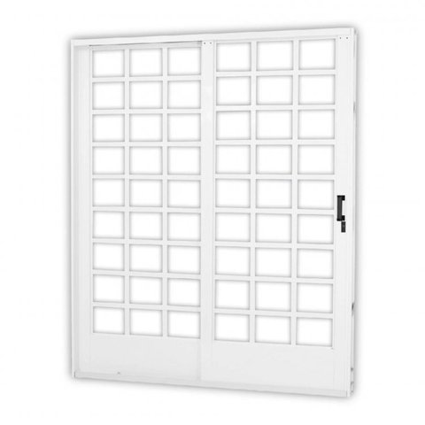 Kit com 2 Portas de Aço de Correr 215x160cm Minas Sul Mgm