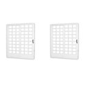 Ver imagem 3 de Kit com 2 Portas de Aço de Correr 215x160cm Minas Sul MGM Branco