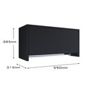 Ver imagem 4 de Armário Suspenso Delta - 1 Porta com Cabideiro em Mdp - J3 Móveis