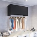 Ver imagem 1 de Armário Suspenso Delta - 1 Porta com Cabideiro em Mdp - J3 Móveis