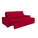 Ver imagem 2 de Sofá Dallas 5 Lugares 2,50cm Retrátil e Reclinável - de Casa Décor e Estofados Vermelho