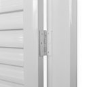 Ver imagem 5 de Kit 2 Portas de Aço Laminada 215x75cm Minas Sul MGM Abertura Direita Branco
