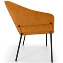Ver imagem 6 de Kit 3 Cadeiras para Sala de Jantar Estar Living Olívia L02 Couríssimo Whisky - Lyam Decor