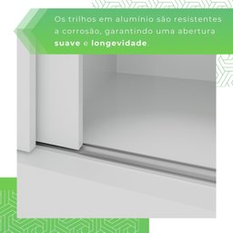 Guarda-roupa 4 Gavetas 3 Portas de Correr com Espelho com Pés Porto - 6