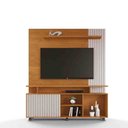 Ver imagem 1 de Home para Tv 65'' Serrano New Ripado Porta de Correr C/rodízios:cinamomo/off