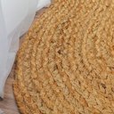 Ver imagem 6 de Tapete Artesanal Juta Ravi Elipse 60 x 90