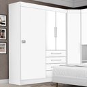 Ver imagem 4 de Dormitorio Completo Georgia Ja Branco P