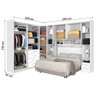 Dormitorio Completo Georgia Ja Branco P - 6