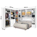 Ver imagem 6 de Dormitorio Completo Georgia Ja Branco P