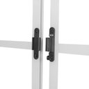 Ver imagem 7 de Kit com 2 Janelas de Aço de Correr 100x150cm 4 Folhas Brancas MGM