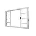 Ver imagem 5 de Kit com 2 Janelas de Aço de Correr 100x150cm 4 Folhas Brancas MGM