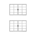 Ver imagem 2 de Kit com 2 Janelas de Aço de Correr 100x150cm 4 Folhas Brancas MGM