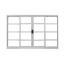 Ver imagem 3 de Kit com 2 Janelas de Aço de Correr 100x150cm 4 Folhas Brancas MGM