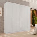 Ver imagem 1 de Guarda-Roupa 2 Gavetas 6 Portas Lisboa Branco