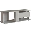 Ver imagem 1 de Estante Baixa Rack Tv até 55" 135x45x47cm Gaveta Iluminação Led Rgb Ra0136 Arenas