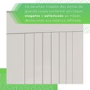 Ver imagem 6 de Guarda-Roupa 4 Gavetas 6 Portas Lisboa Branco