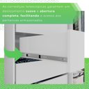 Ver mais imagens de Guarda-Roupa 4 Gavetas 6 Portas Lisboa Branco