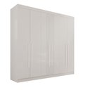 Ver imagem 3 de Guarda-Roupa 4 Gavetas 6 Portas Lisboa Branco