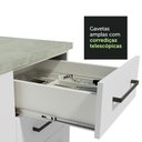 Ver mais imagens de Kit com 2 Balcões Multiuso 4 Portas 3 Gavetas Agata Madesa
