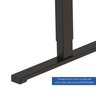 Mesa Escritório com Regulagem de Altura Elétrica 120x60cm Flexispot - 9