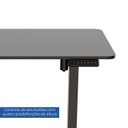 Ver imagem 7 de Mesa Escritório com Regulagem de Altura Elétrica Flexispot 120cm Industrial Grafite Cinza