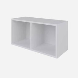 Nicho Mdf Branco Tx Retangular com Fundo 30a X 60l X 24p Cm Nchbr007 - 1