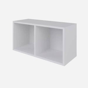 Nicho Mdf Branco Tx Retangular com Fundo 30a X 60l X 24p Cm Nchbr007