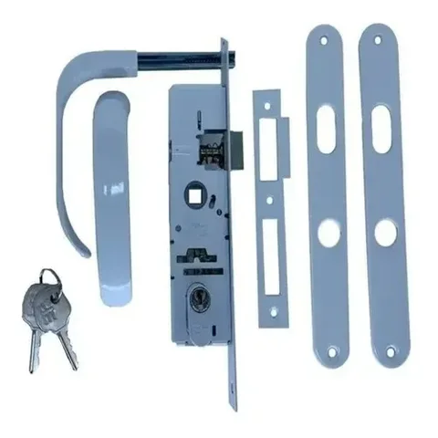 Fechadura 3F 522/11250 Branco Prf Estreito Maçaneta Broca 21