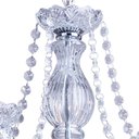 Ver imagem 7 de Lustre Candelabro France Nice Cristal Legítimo Transparente 5 Braços E14 Clássico