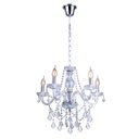Ver imagem 1 de Lustre Candelabro de Cristal Legítimo France Nice 5 braços E14: Transparente