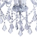 Ver mais imagens de Lustre Candelabro France Nice Cristal Legítimo Transparente 5 Braços E14 Clássico