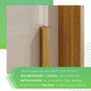 Ver imagem 7 de Guarda-Roupa 4 Gavetas 6 Portas com Espelho Lisboa Marrom/Cinamomo/Off White