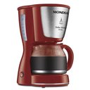 Ver imagem 1 de Cafeteira Elétrica Mondial Dolce Arome Vermelho/inox 800w 220v - C-32-32x-r