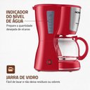 Ver imagem 5 de Cafeteira Elétrica Mondial Dolce Arome Vermelho/inox 800w 220v - C-32-32x-r