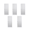 Ver imagem 1 de Kit com 5 Portas de Alumínio Laminada 210x70cm Soft Plus MGM Branco